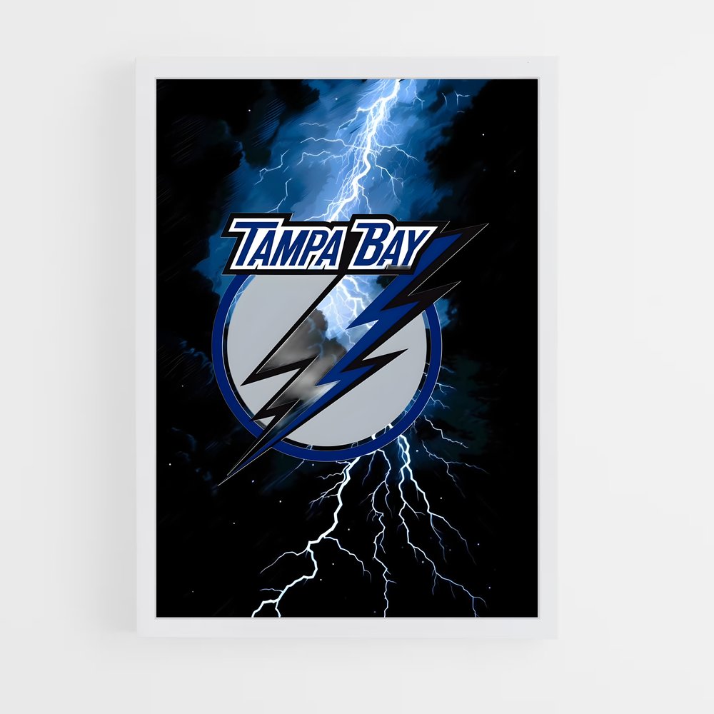Poster Thunder Flash – affiche Hockey sur glace (vue 3)
